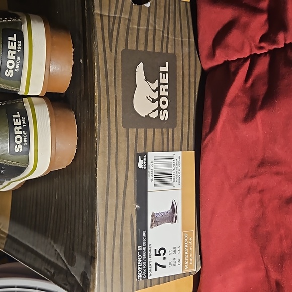 Sorel Tofino Waterproof boots Dark Fog 7.5 - Picture 3 of 4